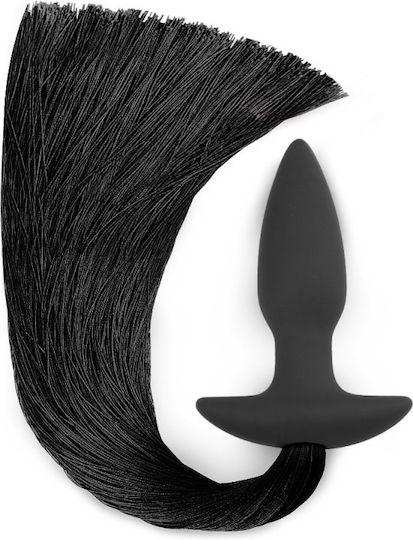 Lovetoy Plug Anal Cu Coada De Cal Neagră