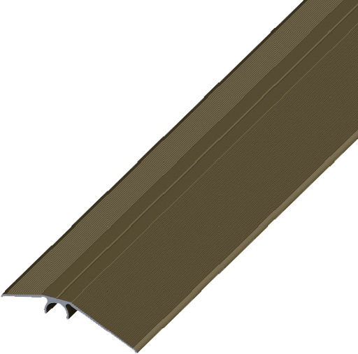 Alfer Aluminium Profile Aluminum Alfer 56mm 1m Bronze 100x5.6cm