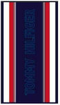 Tommy Hilfiger Cruiser Navy Beach Towel Cotton Blue 170x90cm.