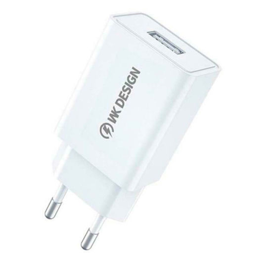 WK Φορτιστής Χωρίς Καλώδιο με Θύρα USB-A 10W Λευκός (WP-U118)