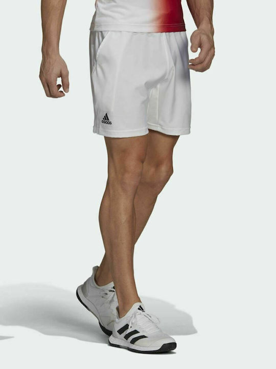 Adidas Melbourne Tennis Ergo Αθλητική Ανδρική Βερμούδα Λευκή