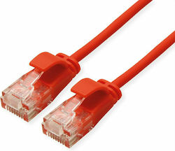Roline U/UTP Kat.6a Ethernet Netzwerkkabel 1m Rote