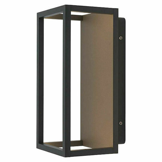 Nowodvorski Symmetry Wall-Mounted Outdoor Lantern LED IP54 7W with Warm White Light 12.6x25x25εκ.