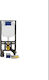 Creavit FGR7003 Built-in Plastic Rezervor de toaletă Rectangular Presiune scăzută