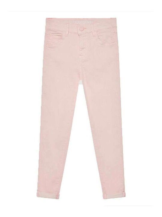 Guess Kids' Denim Pants Pink Core