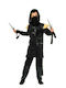 Kids Carnival Costume Dark Ninja