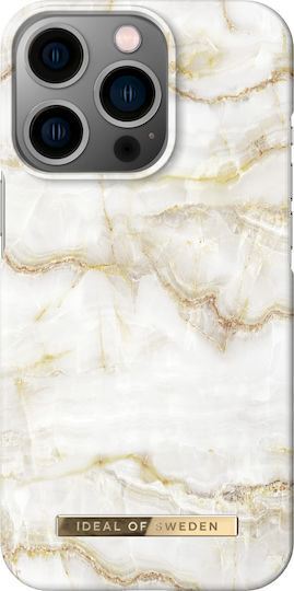 iDeal Of Sweden Fashion Back Cover Plastic Golden Pearl Marble (iPhone 13 Pro)