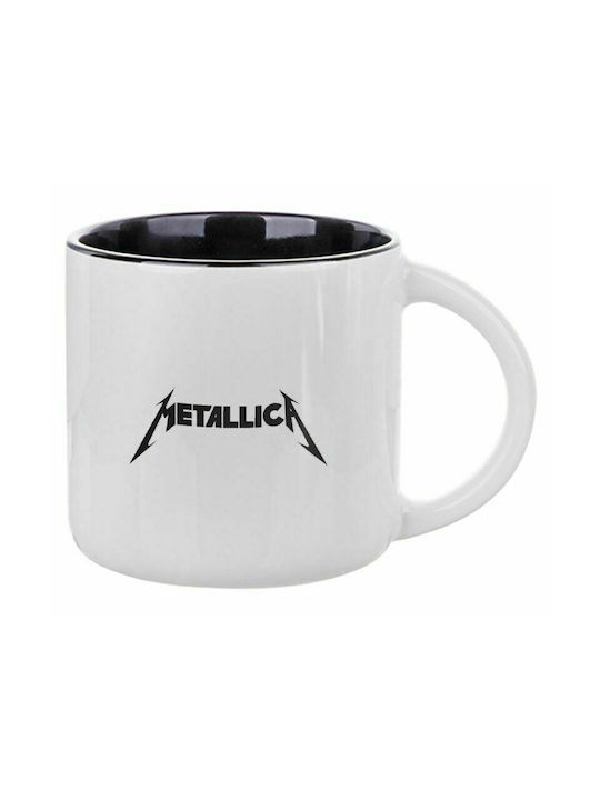 Metallica, Ceramic Mug 400ml White/Black