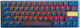 Ducky Ducky One 3 Mini Daybreak Gaming Μηχανικό Πληκτρολόγιο 60% με Cherry MX Brown διακόπτες και RGB φωτισμό (Αγγλικό US) Μπλε