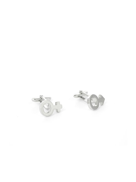 Cufflinks Ascot 61/8233 Ascot Nickel