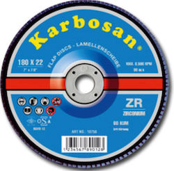Karbosan ZR120 Conic Flap Disc De Șlefuire 115mm