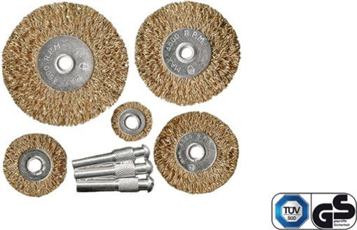 MTX 744949 Συρματόβουρτσα για Δίδυμο Τροχό 75mm Σετ 5τμχ