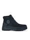 Pallatrooper Leather Women's Ankle Boots Platform Black