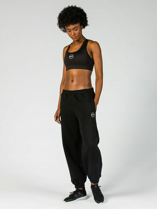 GSA Women's High Waist Jogger Sweatpants Black