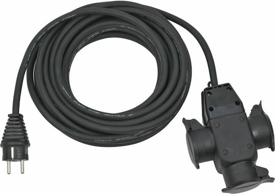 Brennenstuhl Waterproof Extension Cable Cord 10m Black