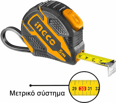 Ingco Tape Measure with Auto-Rewind 25mm x 5m