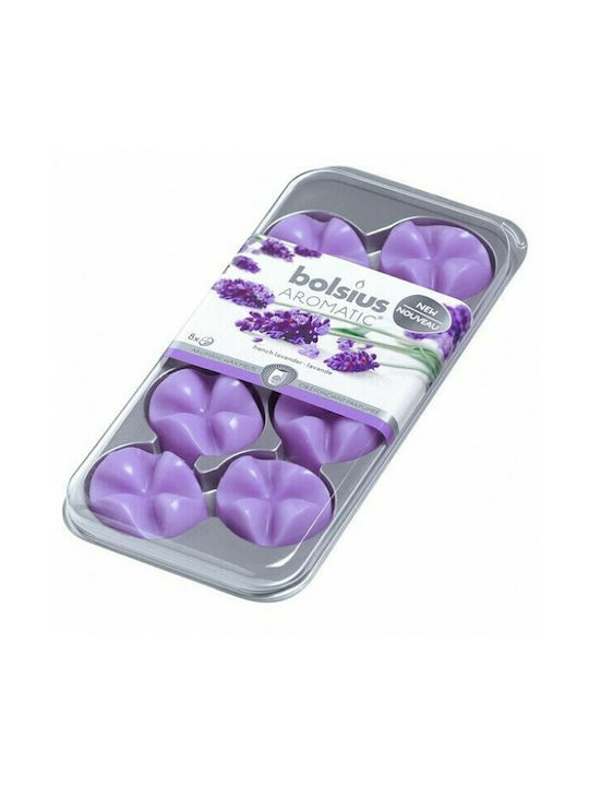 Bolsius Set Fragrance Wax Melts with Fragrance Lavender 8pcs