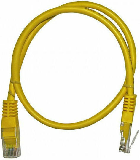 U/UTP Cat.5 (100Mbps) Καλώδιο Δικτύου Ethernet 1.5m Κίτρινο