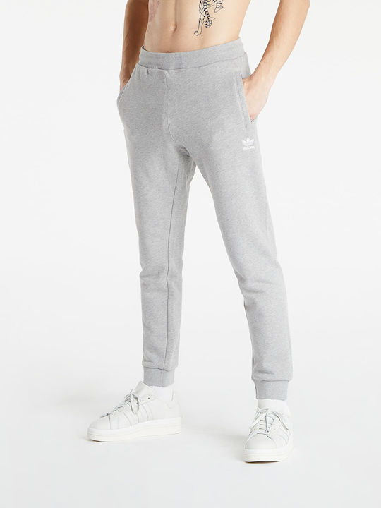 Adidas Essentials Παντελόνι Φόρμας με Λάστιχο Mid Grey