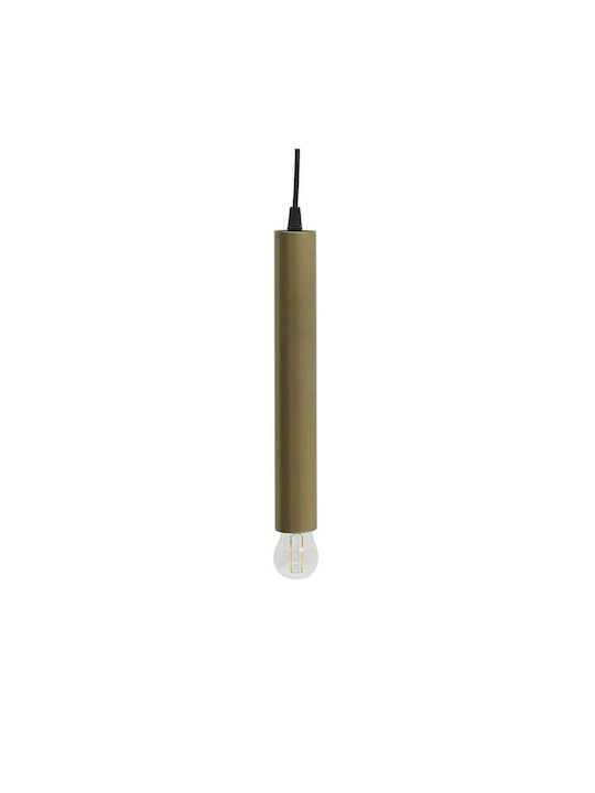 Click Pendant Light Gold with Socket E27 5x5x30cm