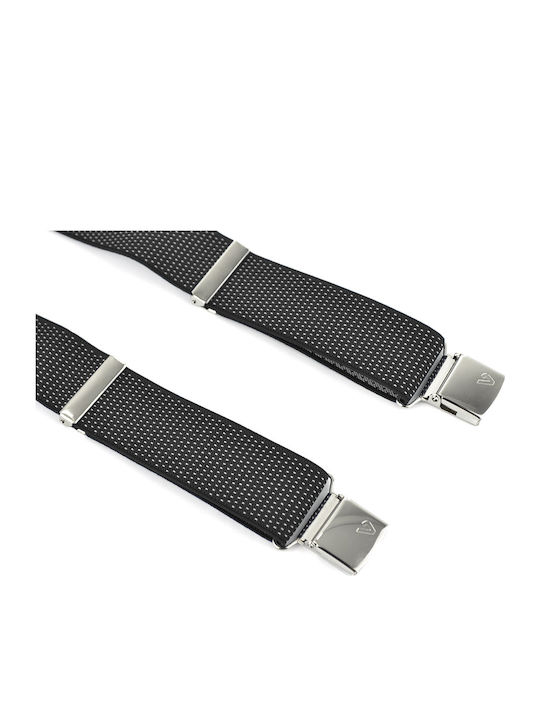 Victoria Suspenders Printed Black