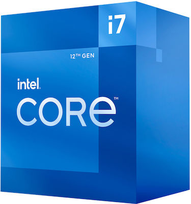 Intel Core i7-12700 2.1GHz Επεξεργαστής 12 Πυρήνων για Socket 1700 σε Κουτί με Ψύκτρα