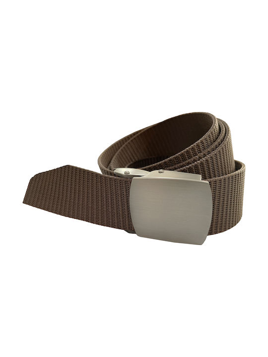 Ustyle Men's Fabric Webbing Belt Wide Belt Brown