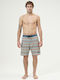 Basehit Men's Swimwear Bermuda Multicolour Striped