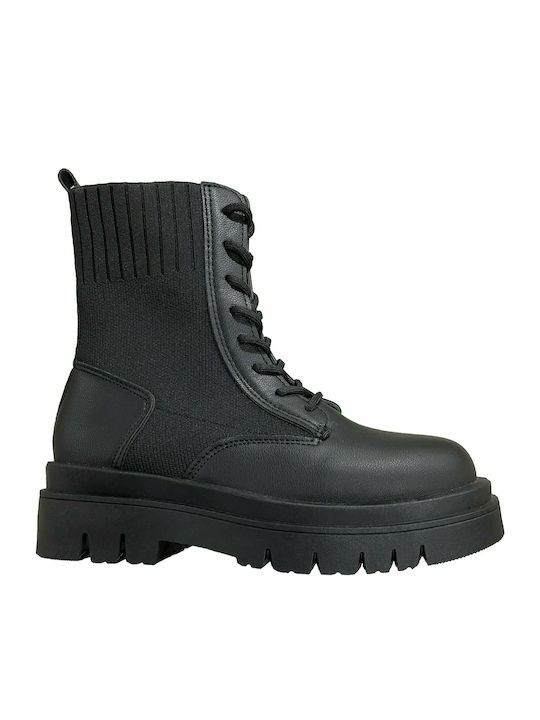 Ustyle Damen Knöchelstiefel Schwarz