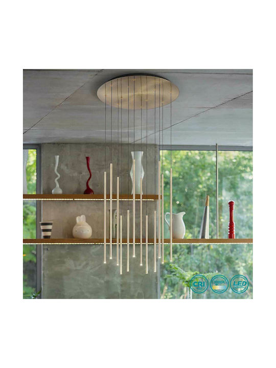Ideal Lux Filo Sp12 Adjustable Pendant Light Bl...