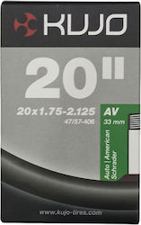 Kujo Bicycle Tyre Inner Tube 20" x 1.75" A/V