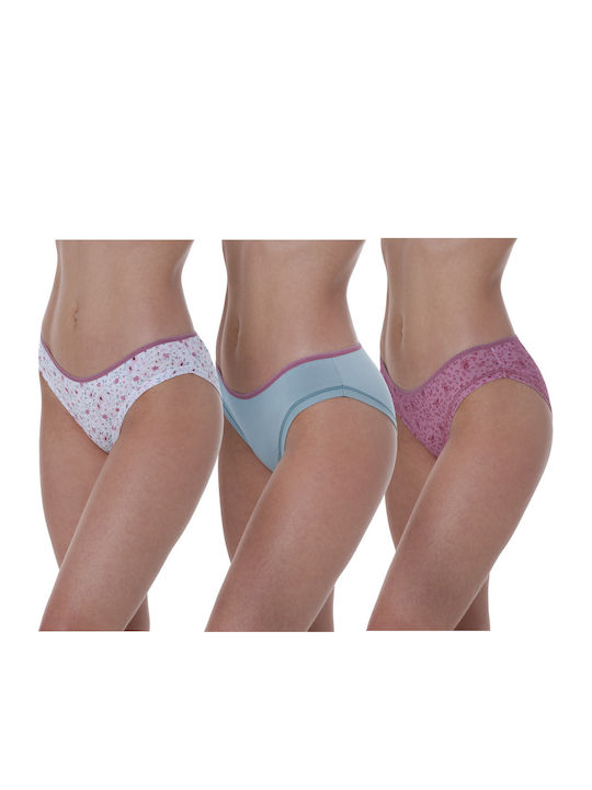Apple Boxer Tai Βαμβακερά Women's Slip 3Pack Wh...