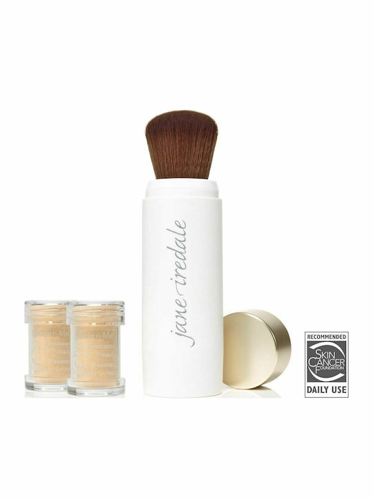 Jane Iredale Powder-Me SPF® Dry Sunscreen Комплект за грим за лице SPF30 Загоряла 3 броя