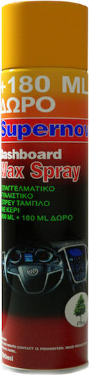 Supernova Dashboard Wax Spray Σπρέι Γυαλίσματος για Ταμπλό Αυτοκινήτου 780ml