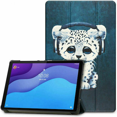 Tech-Protect Smartcase Klappdeckel Synthetisches Leder Sad Cat (Lenovo Tab M10 HD (2. Generation) 10,1 Zoll) 373896