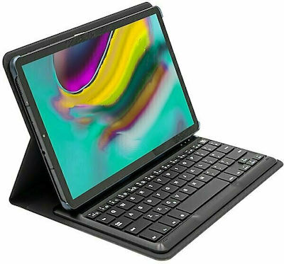 Samsung Flip Cover Δερματίνης με Πληκτρολόγιο Μαύρο (Galaxy Tab S6 Lite 10.4)