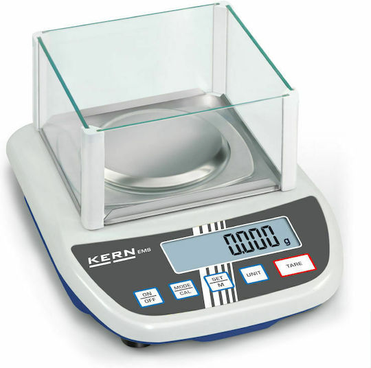 Kern EMS 300-3 Elektronisch Präzisionswaage mit einer Wiegekapazität von 0.300kg und einer Unterteilung von 0.001gr