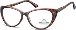 Montana Eyewear MR64 Γυναικεία Γυαλιά Πρεσβυωπίας +2.50 σε Καφέ χρώμα MR64A