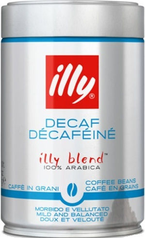 Illy Cafea Espresso Decafeinizat Arabica Decaffeinato Albastru Boabe 250gr