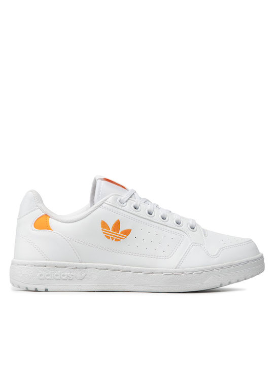 Adidas NY 90 Γυναικεία Sneakers Cloud White / Orange Rush