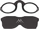 Montana Eyewear Reading Glasses +3.00 Pocket In Black Colour
