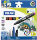 Milan Magic Μαρκαδόροι Ζωγραφικής 7.5mm Χονδροί, Μαγικοί Σετ 10 χρώματα