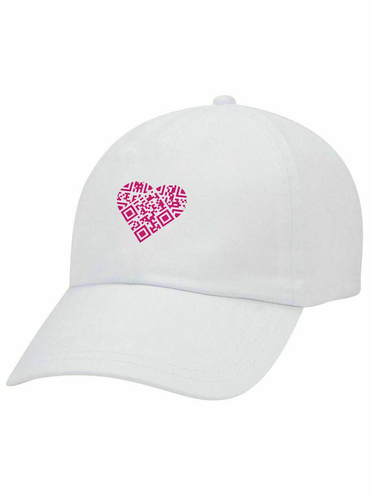 Heart hidden MSG, try me!!!, Adult Baseball Cap White 5-panel (POLYESTER, ADULT, UNISEX, ONE SIZE)