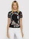 Desigual Femeie Tricou Negru