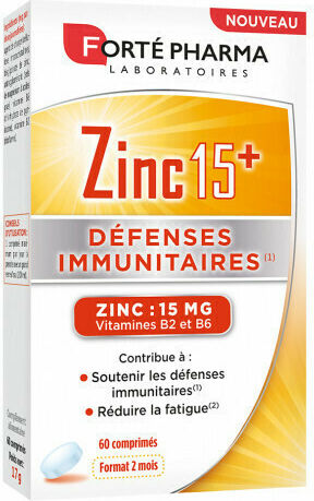 Forte Pharma Zinc 15+ 60 Registerkarten
