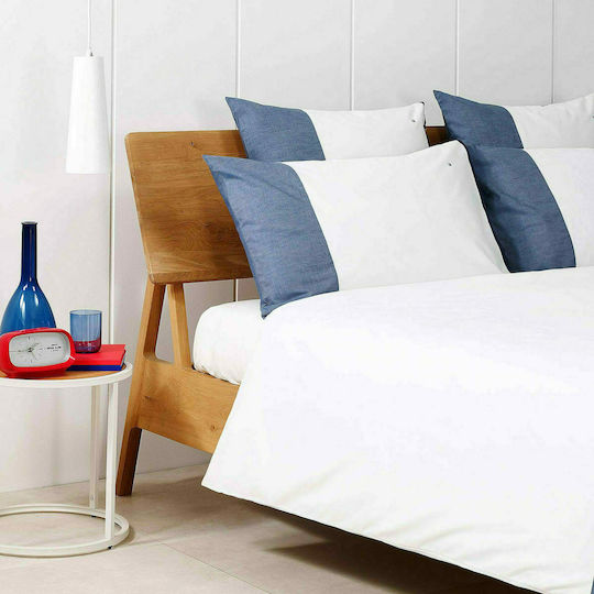 Tommy Hilfiger Tailor Față de Pernă cu plic de acoperire Indigo 50x80cm.