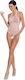 Passion BS087 Bodystocking Teddy White
