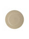 Click Teller Untiefe aus Porzellan Beige mit Durchmesser 28cm 12Stück