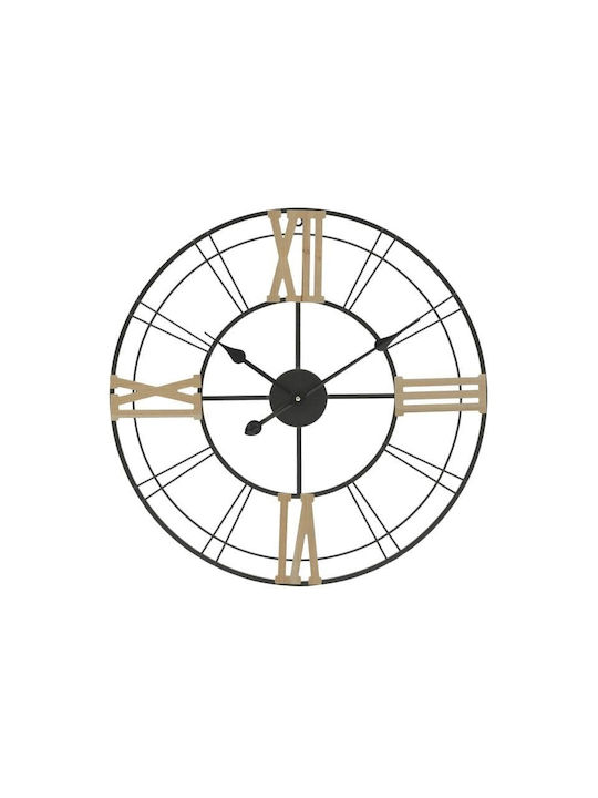 Inart Ρολόι Τοίχου Μεταλλικό 60cm