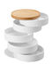 Yamazaki Wooden White Jewellery Box 10x10x12.5cm